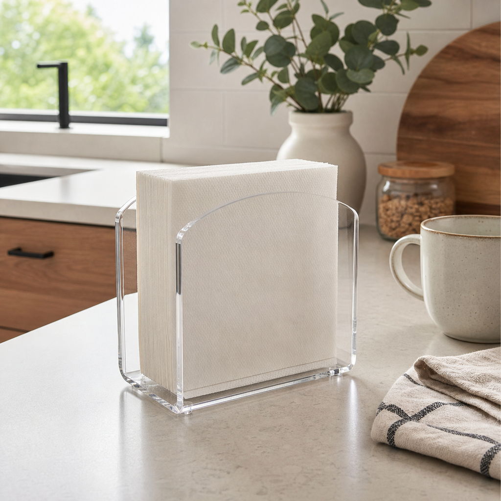 Cozy Haven Acrylic Napkin Holder lifestyle image 1