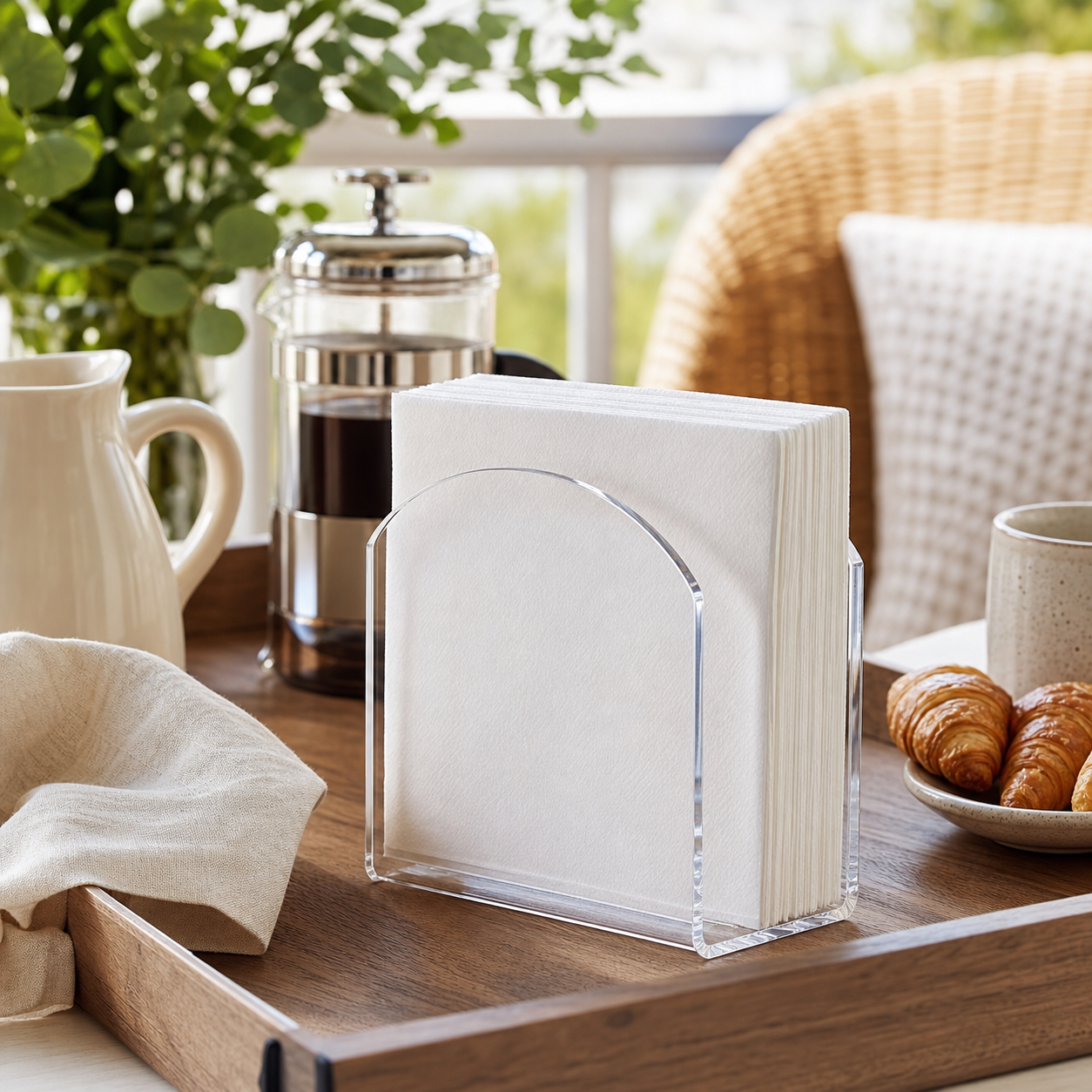 Cozy Haven Acrylic Napkin Holder lifestyle image 3