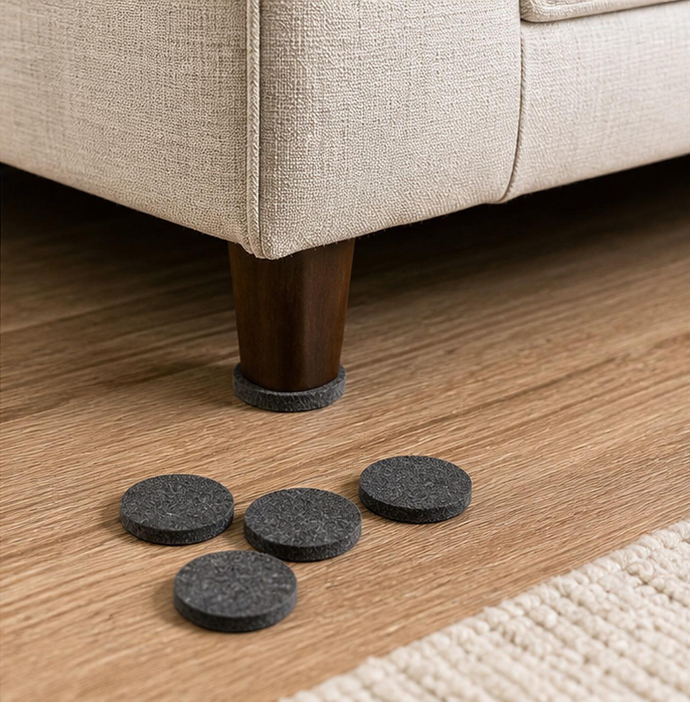 Cozy Haven Adhesive Furniture Felt Pads lifestyle image 3