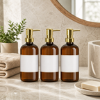 Cozy Haven Amber Soap Dispenser lifestyle image 2