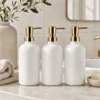 Cozy Haven Amber Soap Dispenser lifestyle image 3