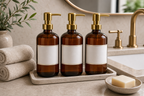Cozy Haven Amber Soap Dispenser lifestyle image 7