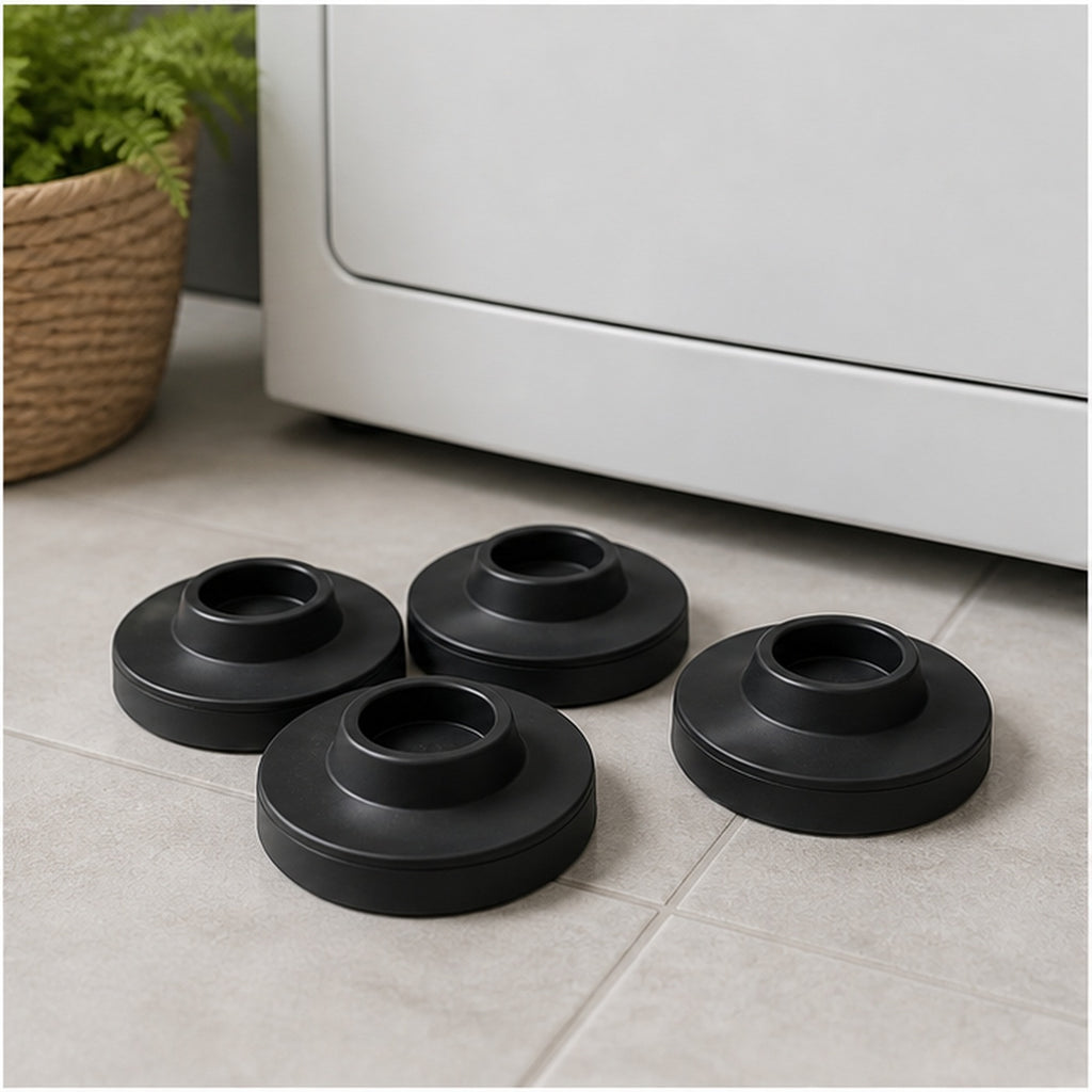 Cozy Haven Black Anti-Vibration Washer Pads - 4 Piece Set lifestyle image 2