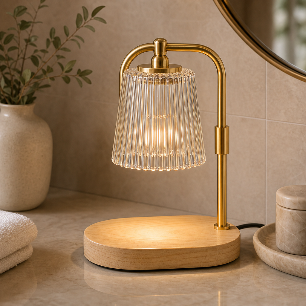 Cozy Haven Arched Candle Warmer Lamp lifestyle image 5 for Lamp Only - Style C