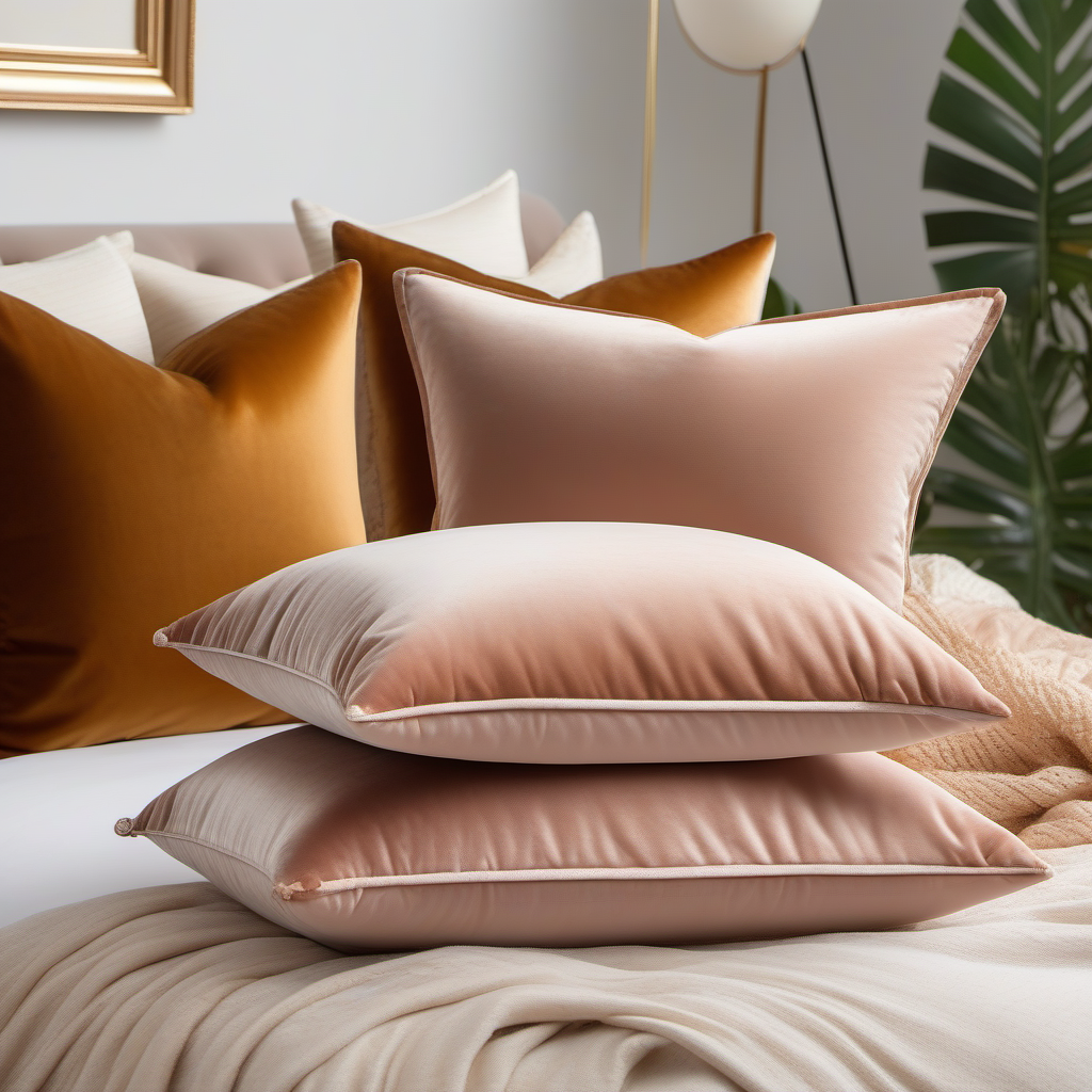 Cozy Haven Cozy Haven Velvet Throw Pillow Covers Set - 4 Pack Luxury Square Cushion Cases 18x18 Inch - Bedroom product image 4