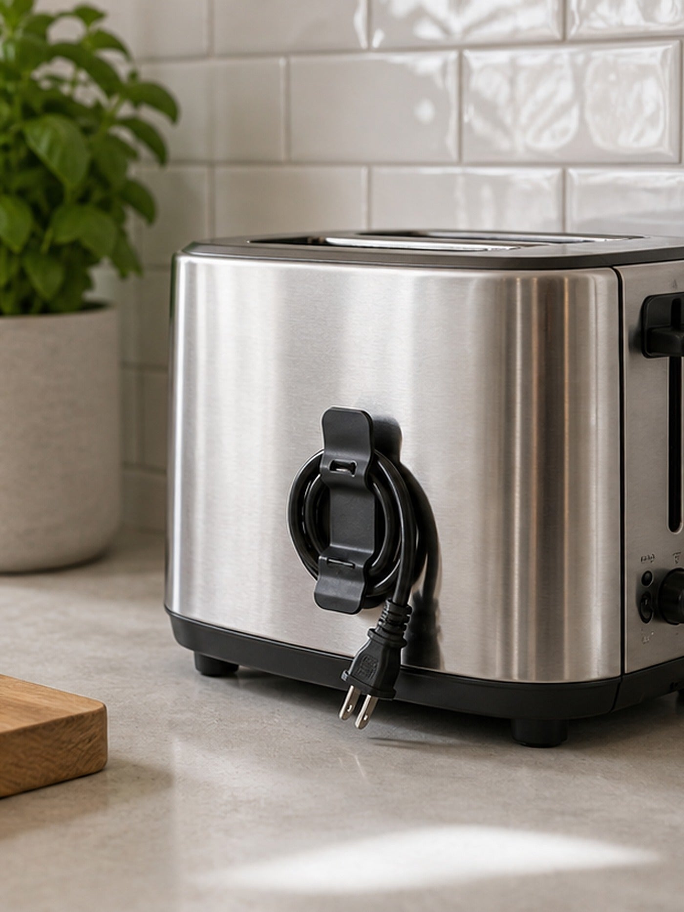 Cozy Haven Black Appliance Cord Winder lifestyle image 2