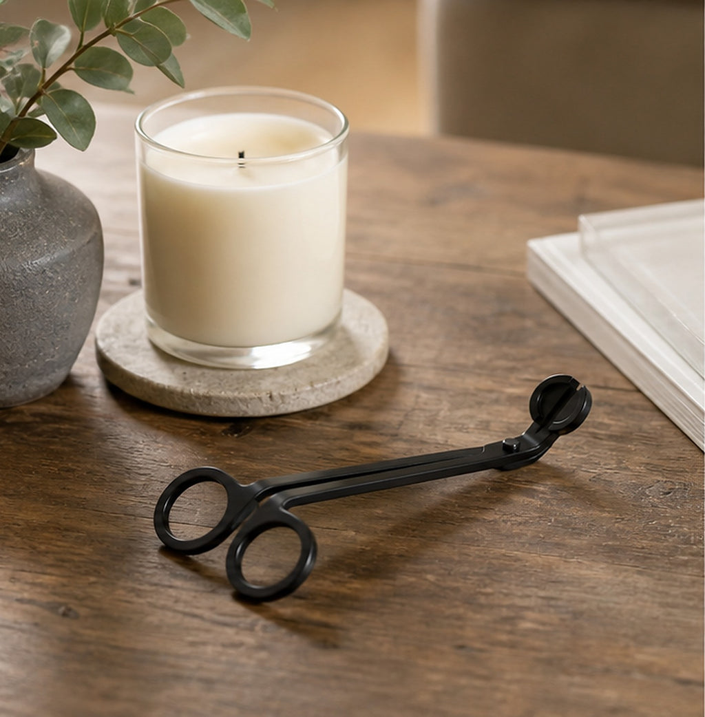 Cozy Haven Black Candle Wick Trimmer lifestyle image 1
