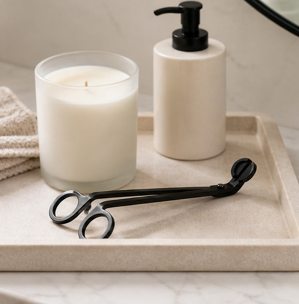 Cozy Haven Black Candle Wick Trimmer lifestyle image 2