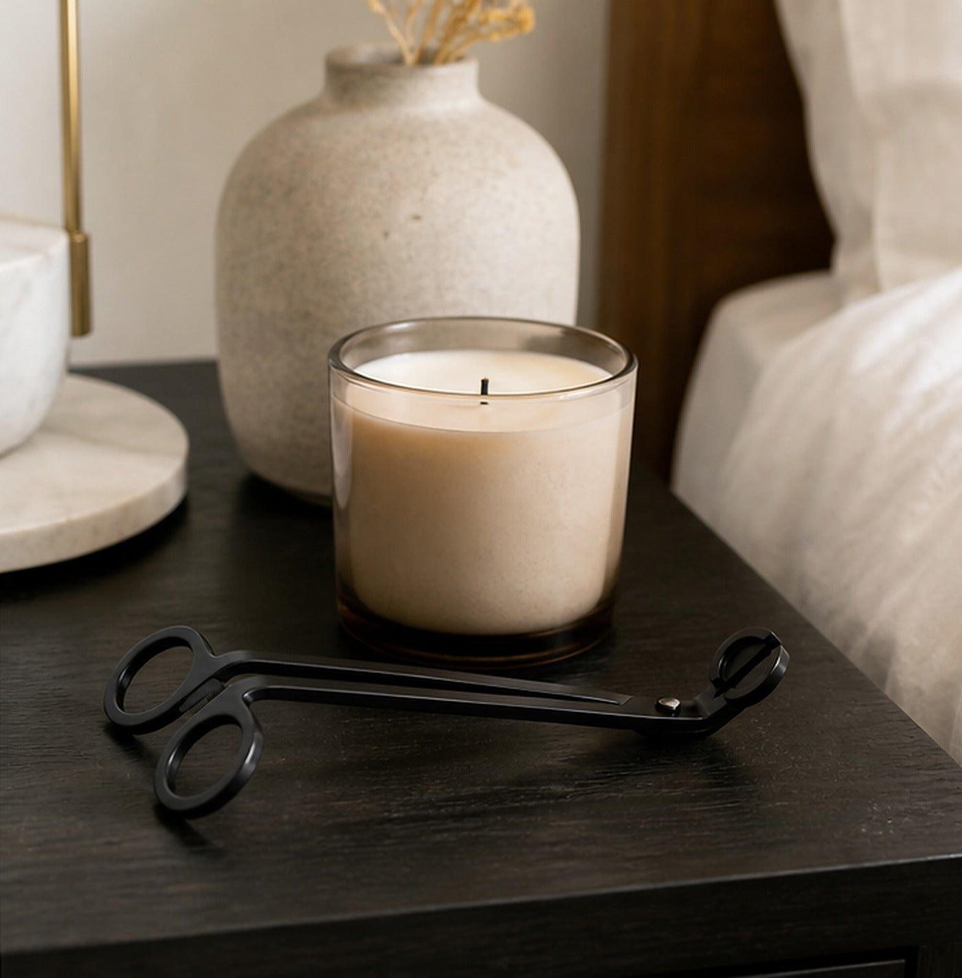 Cozy Haven Black Candle Wick Trimmer lifestyle image 3