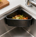 Cozy Haven Black Corner Sink Strainer Basket lifestyle image 1