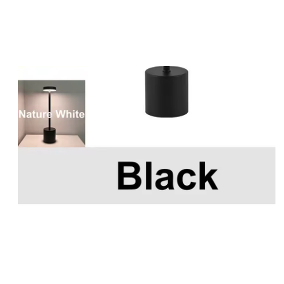 Cozy Haven Smart Touch Bedside Table Lamp - Dimmable LED Night Light with Wireless Phone Charging Base - Bedroom & Home supplier reference Black