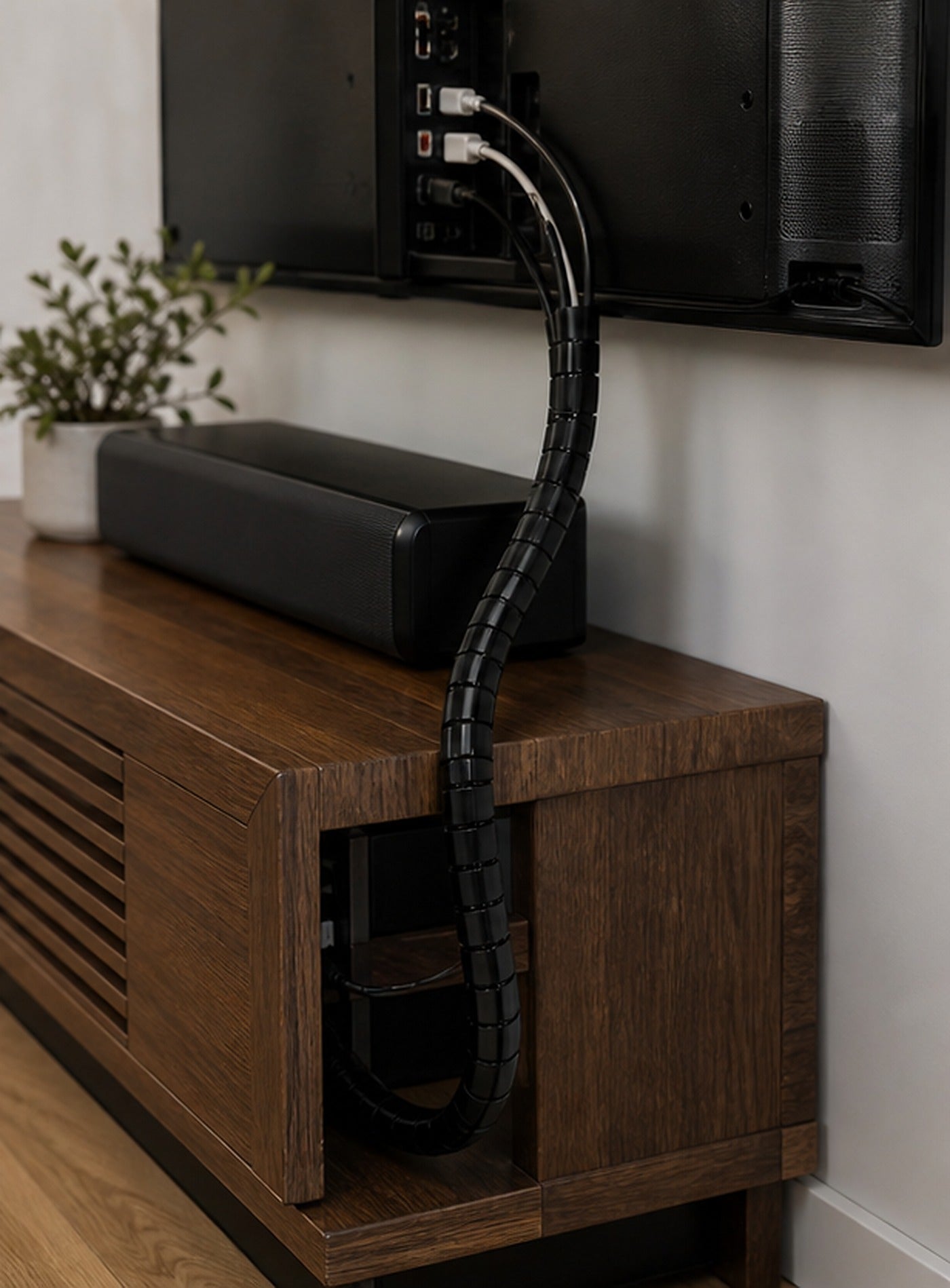 Cozy Haven Black Flexible Cable Sleeve lifestyle image 2