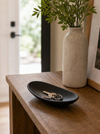 Cozy Haven Black Oval Ring Dish organized storage view 3