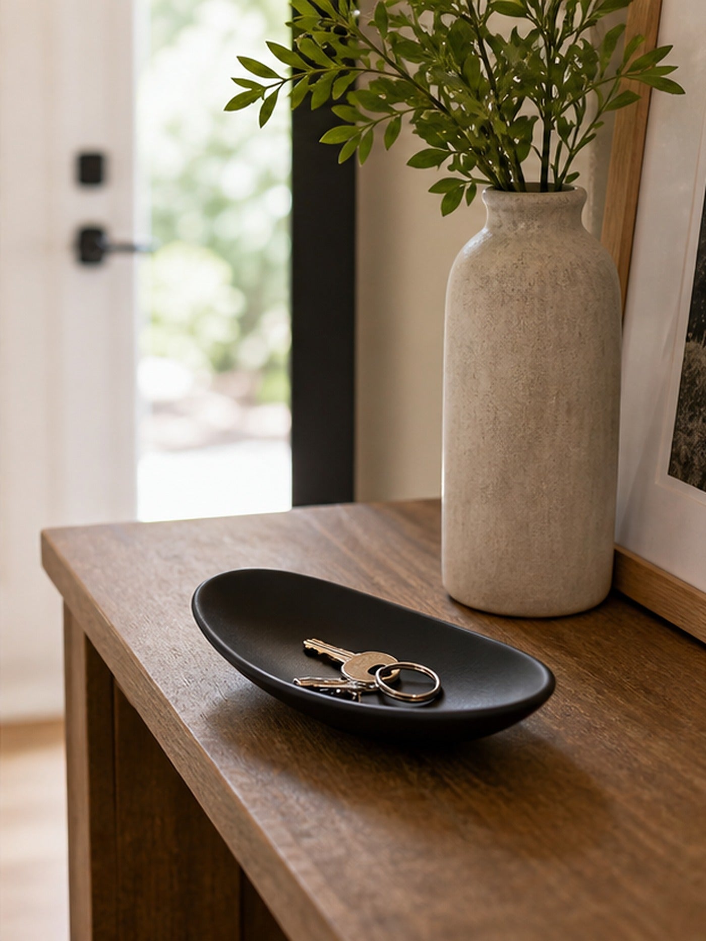 Cozy Haven Black Oval Ring Dish lifestyle image 3