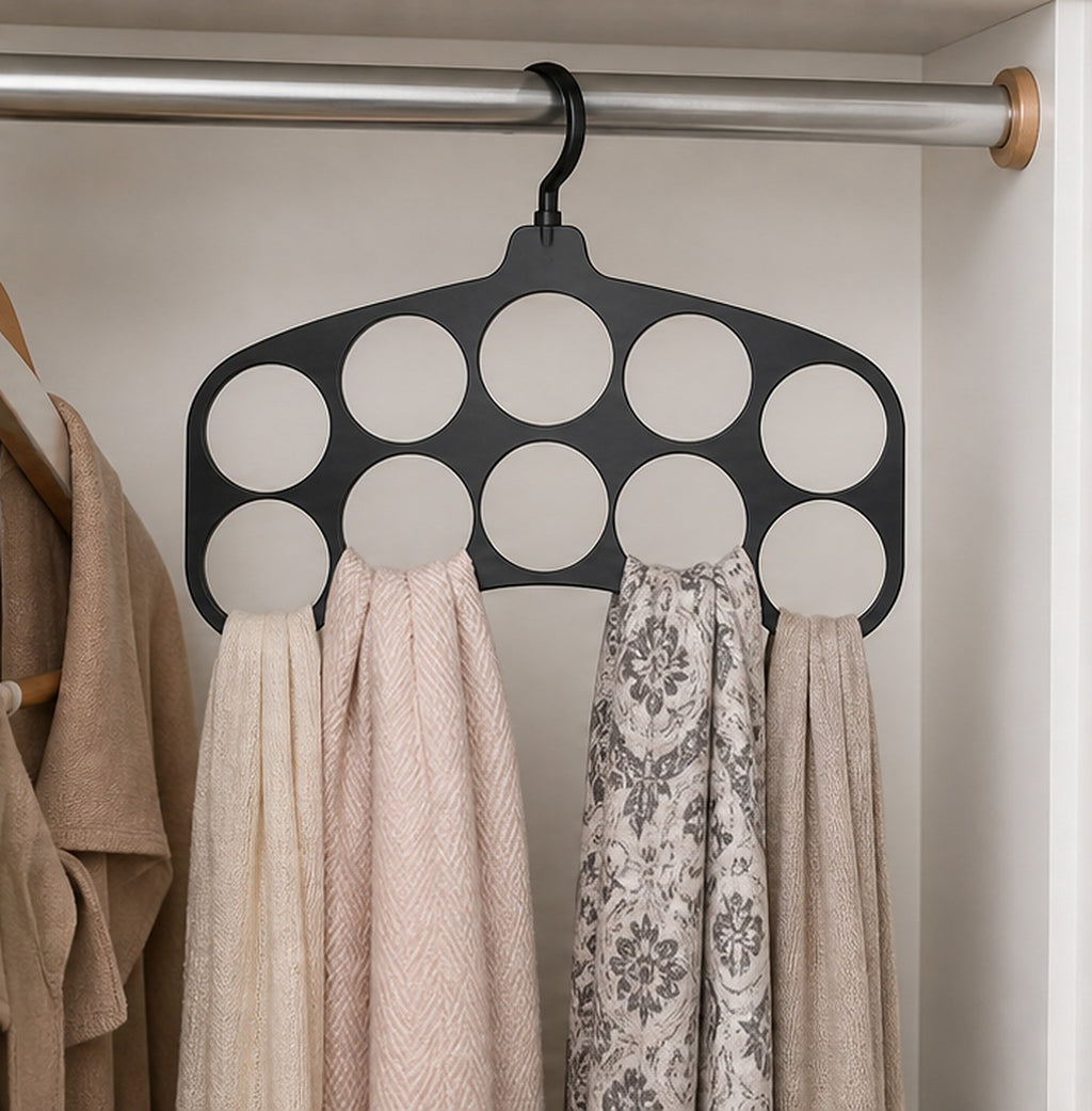 Cozy Haven Black Scarf Hanger Organizer lifestyle image 2