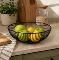 Cozy Haven Black Wire Countertop Fruit Basket lifestyle image 1