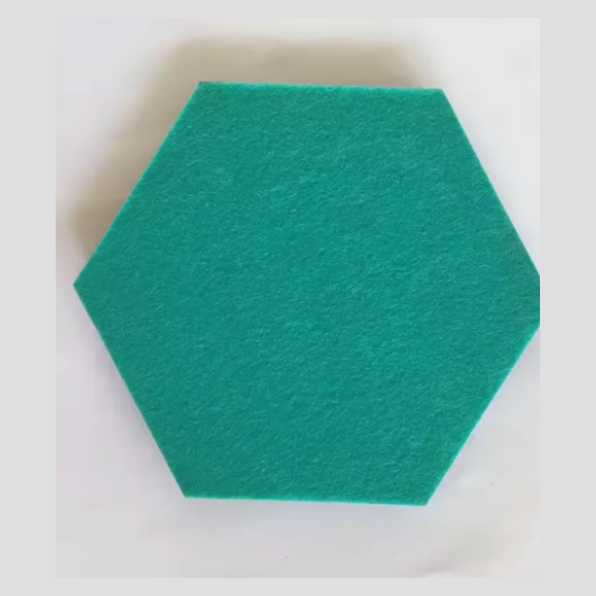 Cozy Haven 3D Geometric Hexagon Wall Stickers - Removable Felt Decorative Room Decor supplier exact visual Blue green