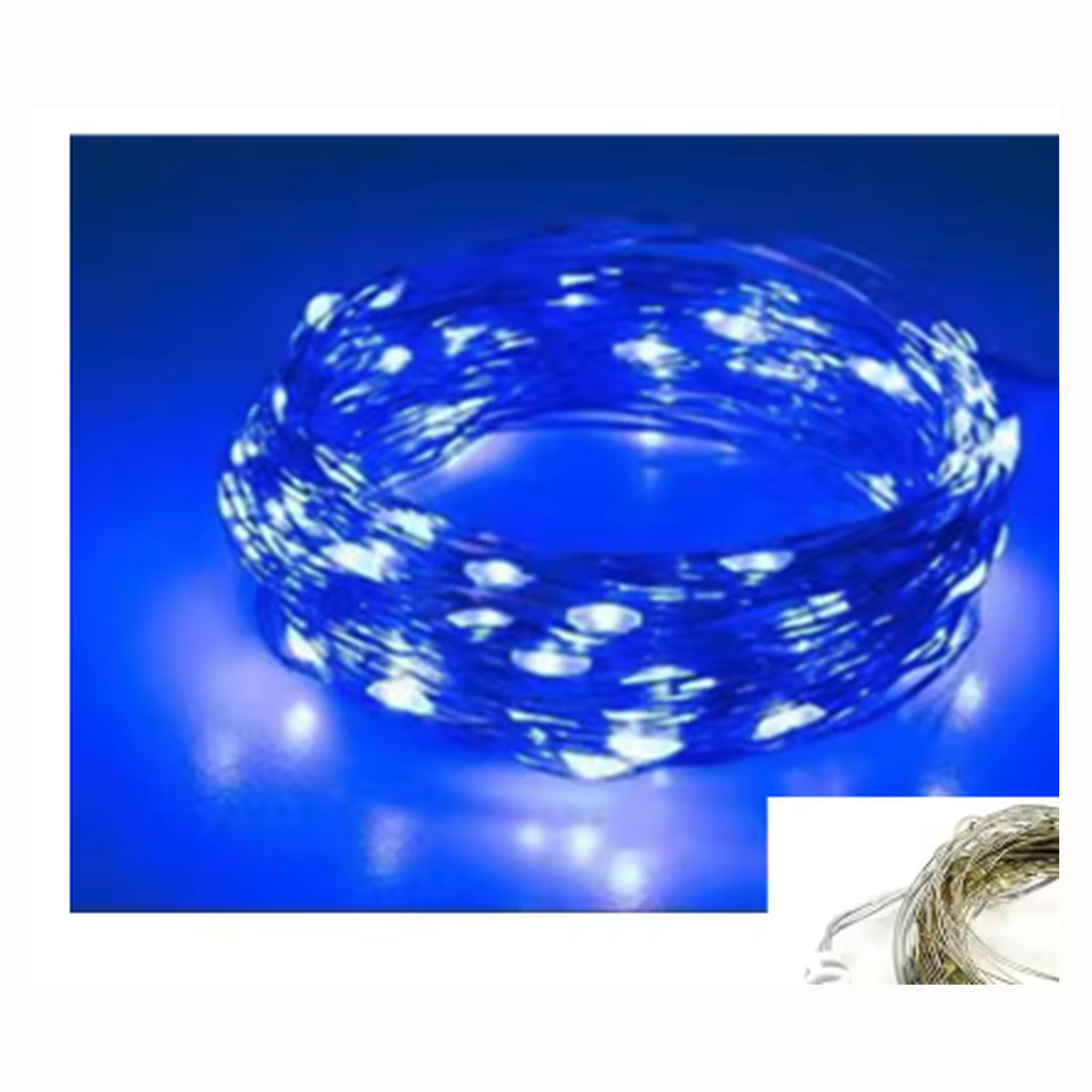 Cozy Haven USB LED String Lights - Waterproof Copper Wire Fairy Lights for Party and Wedding supplier reference Blue