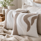 Cozy Haven Boho Wave Tufted Pillow Cover - Boho Wave Tufted Pillow Cover