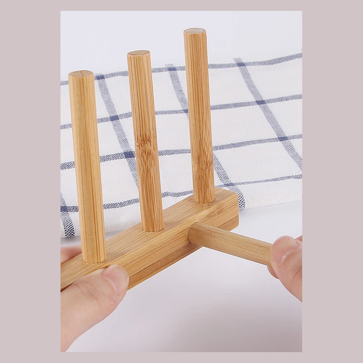 Cozy Haven Minimal Bamboo Dish Drying Rack supplier reference CF075-2