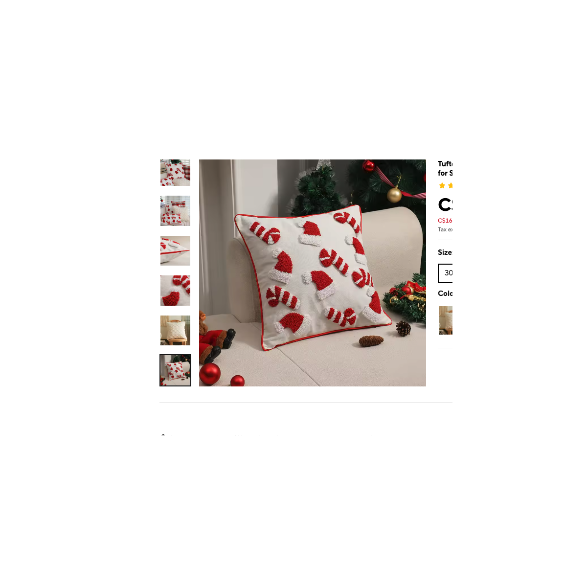 Cozy Haven truthful variant reference for Cozy Haven Decorative Pillow Cover Set Collection - Christmas hat