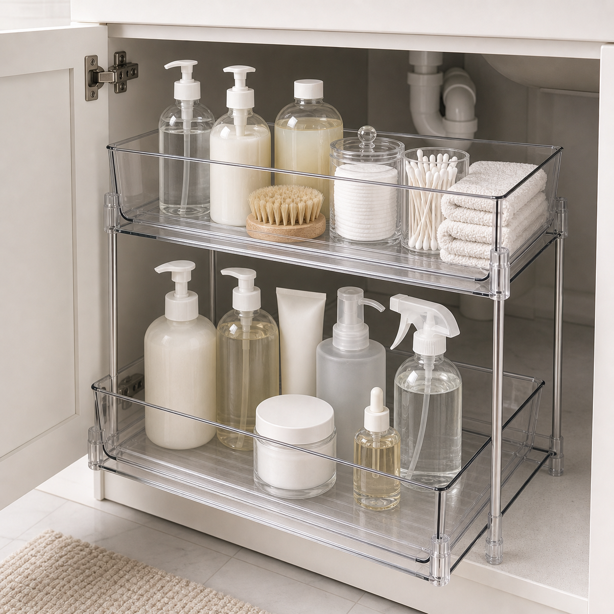 Cozy Haven Clear Under Sink Organizer lifestyle image 6
