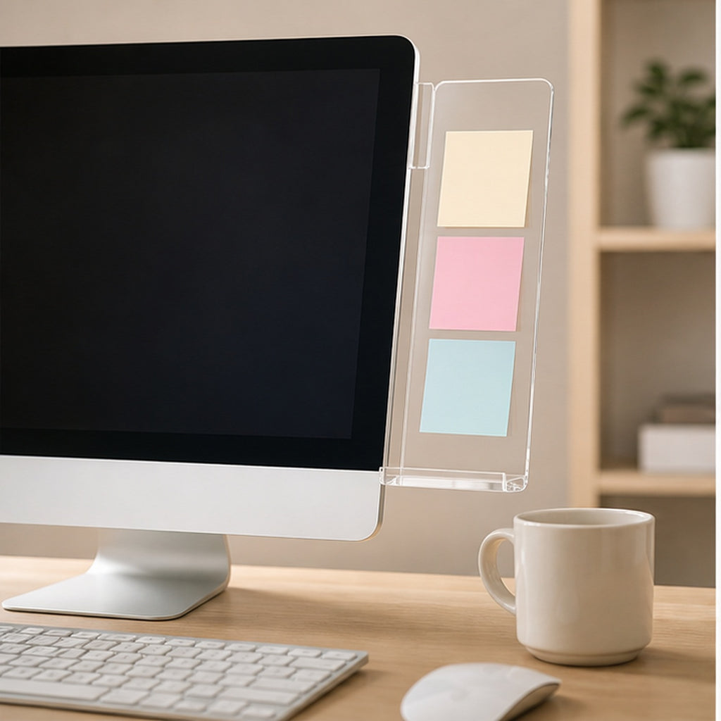 Cozy Haven Clear Acrylic Monitor Memo Board lifestyle image 1