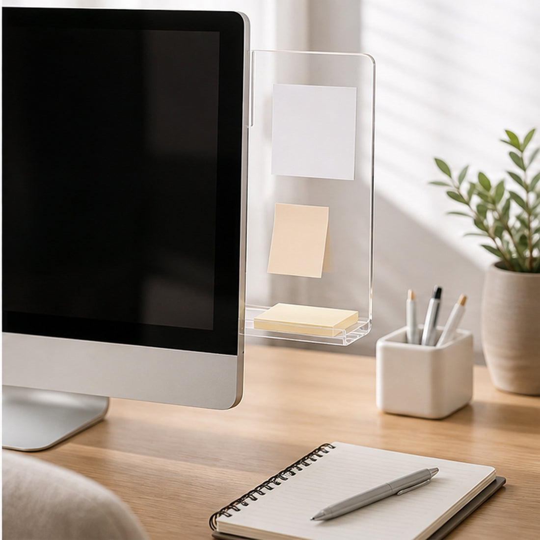 Clear Acrylic Monitor Memo Board