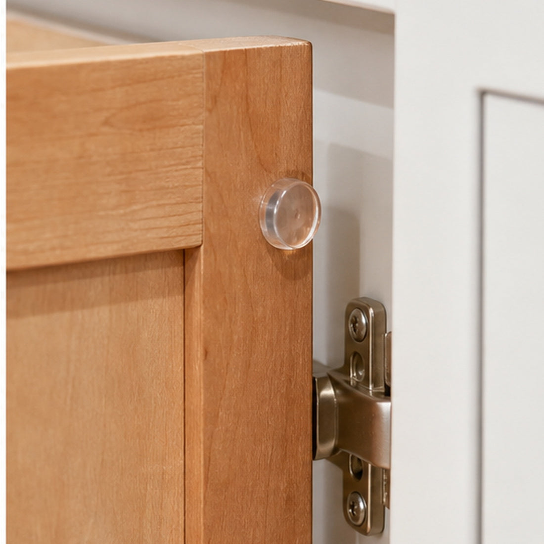 Clear Silicone Cabinet Door Bumpers - 8 Piece Set