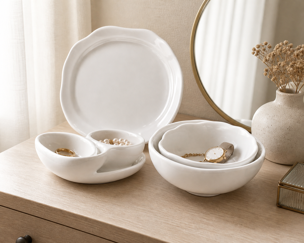 Cozy Haven Cloud Decorative Tray Set lifestyle image 2