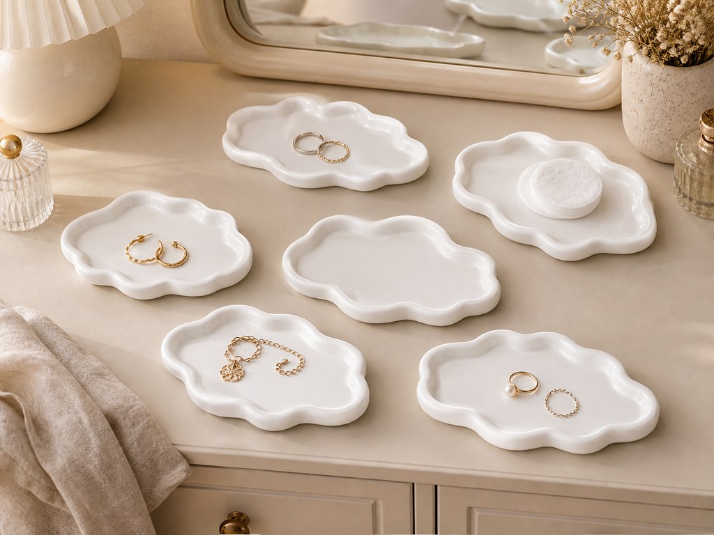 Cozy Haven Cloud Decorative Tray Set lifestyle image 4
