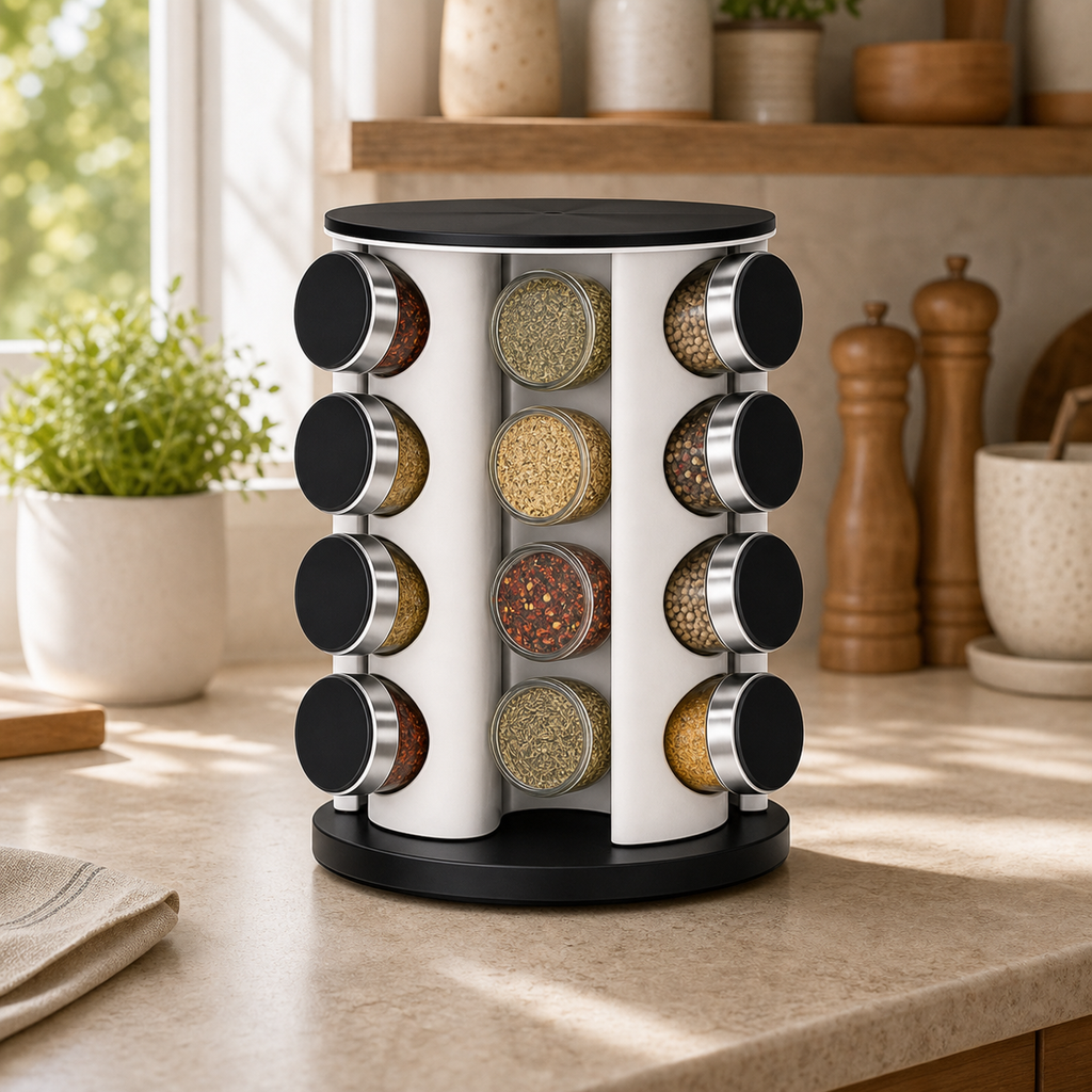 Cozy Haven Countertop Rotating Spice Organizer lifestyle image 2