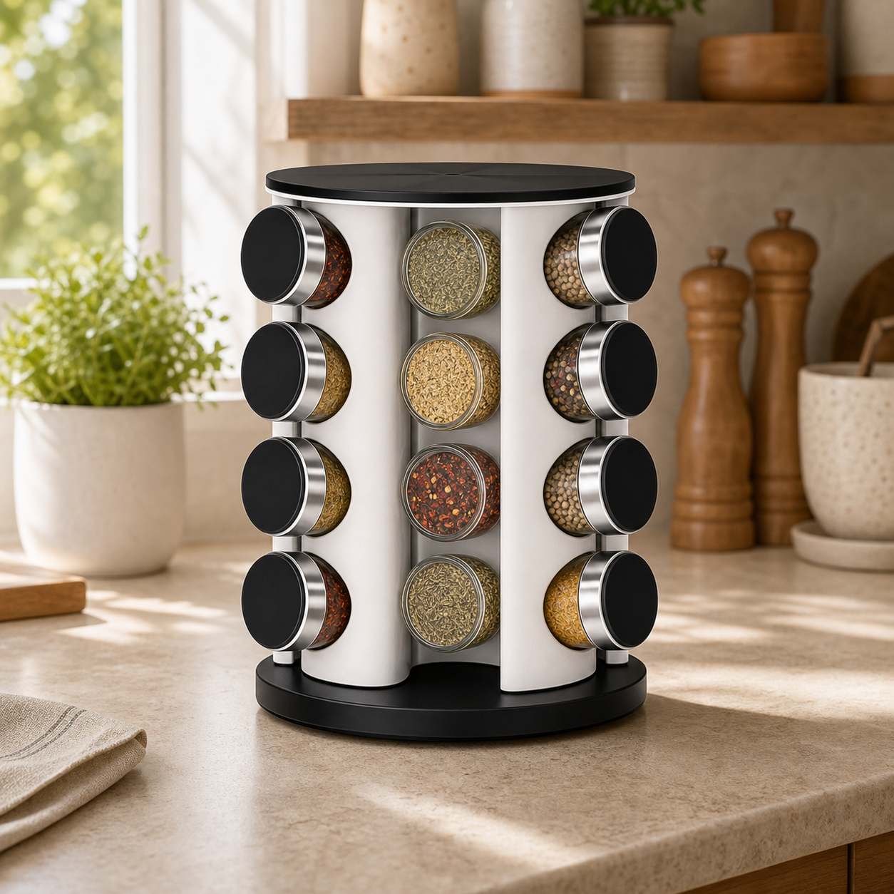 Cozy Haven Countertop Rotating Spice Organizer lifestyle image 2