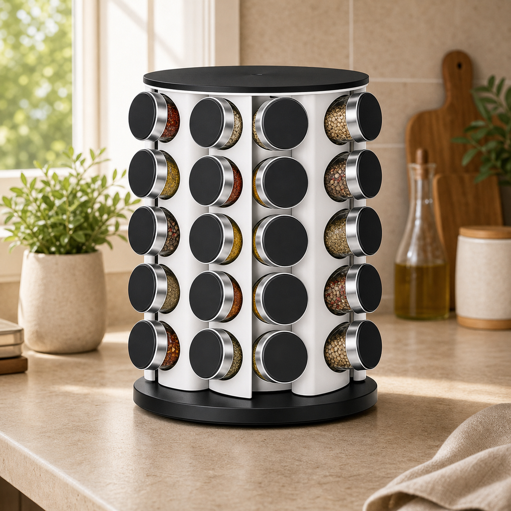 Cozy Haven Countertop Rotating Spice Organizer lifestyle image 3