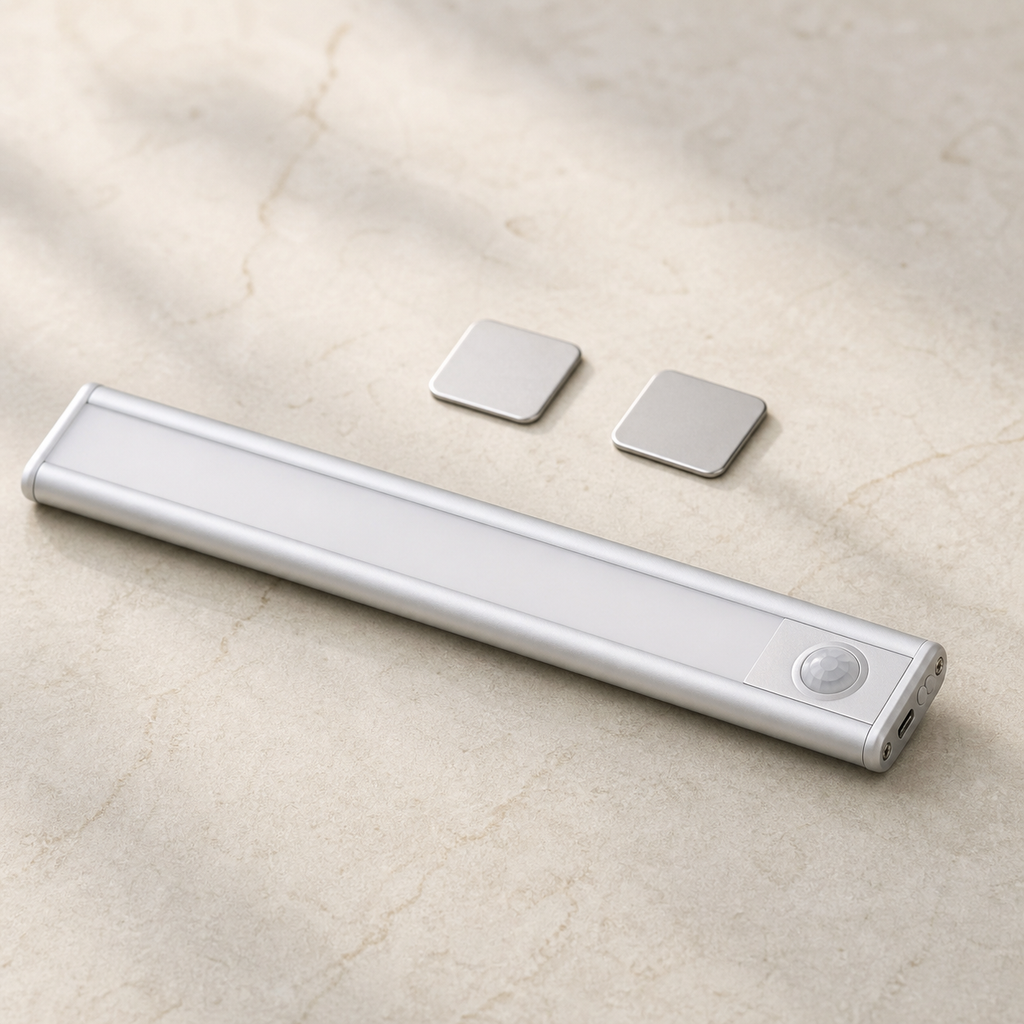 LED Under Cabinet Lighting Kit - silver 20cm detail