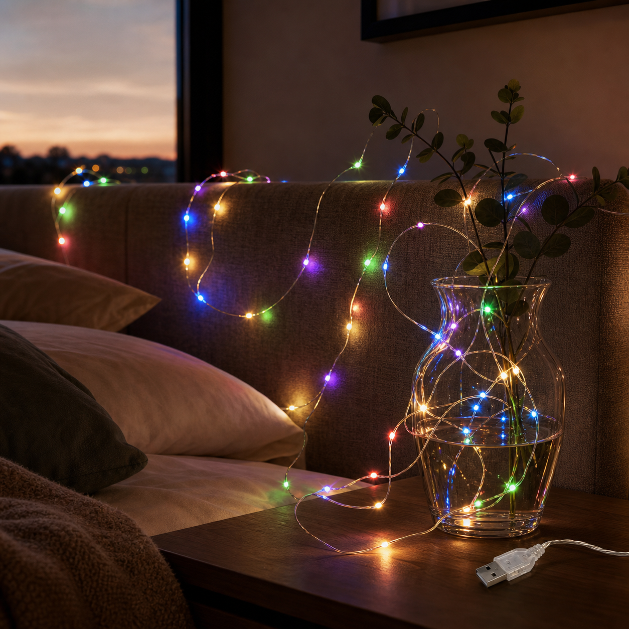 USB Multi-Length Copper Wire Fairy Lights - rgb lifestyle