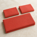Waffle Stonewashed Cotton Towels - red two hand one bath