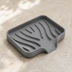 Self-Draining Sink Caddy - gray empty hero
