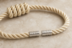 Magnetic Curtain Tieback - 49 cm - magnetic end cap detail