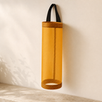 Wall-Mounted Grocery Bag Holder - orange one piece
