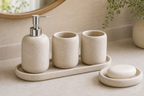 Cozy Haven Athroom Accessories Set Lotion Dispenser Toothbrush