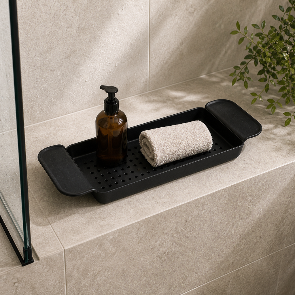 Cozy Haven Shower Organizer with Hooks - 3 Tier Hanging Bathroom Caddy lifestyle image 2