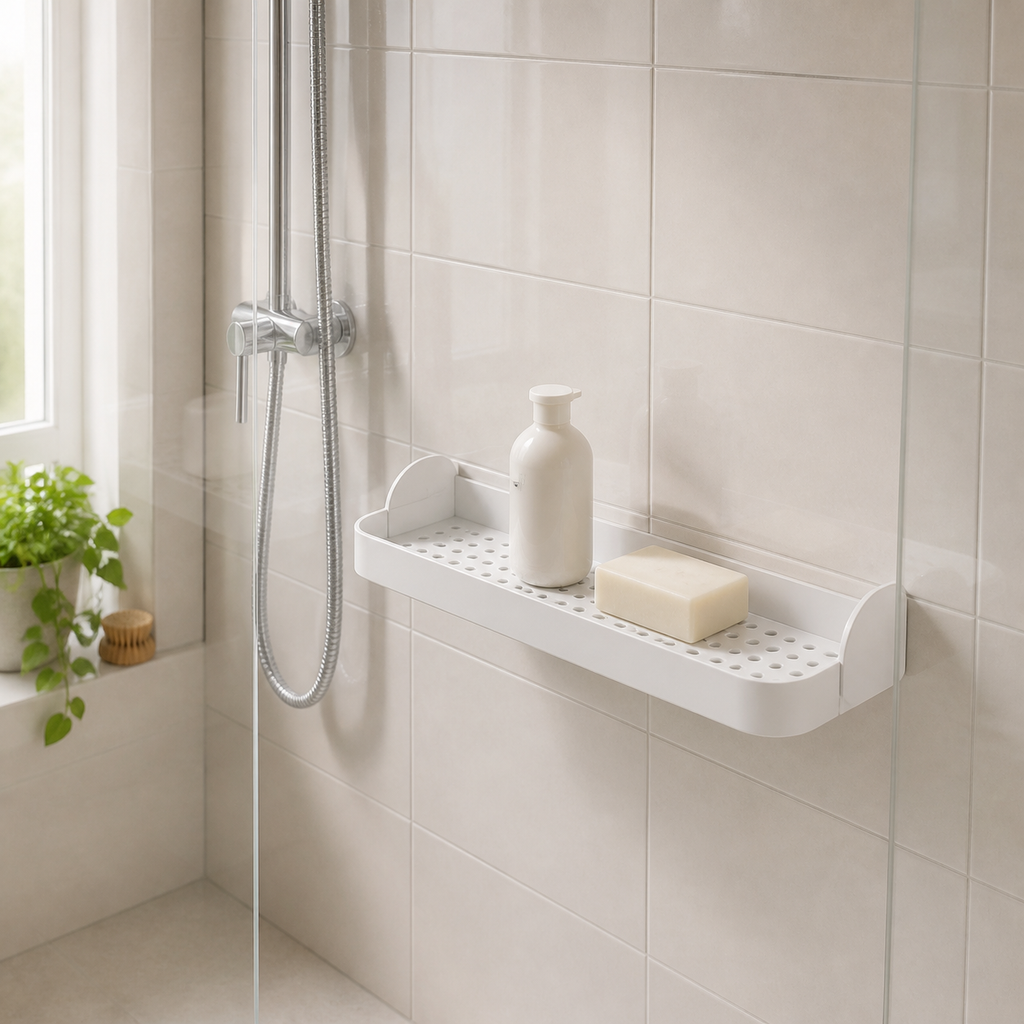 Cozy Haven Shower Organizer with Hooks - 3 Tier Hanging Bathroom Caddy lifestyle image 6