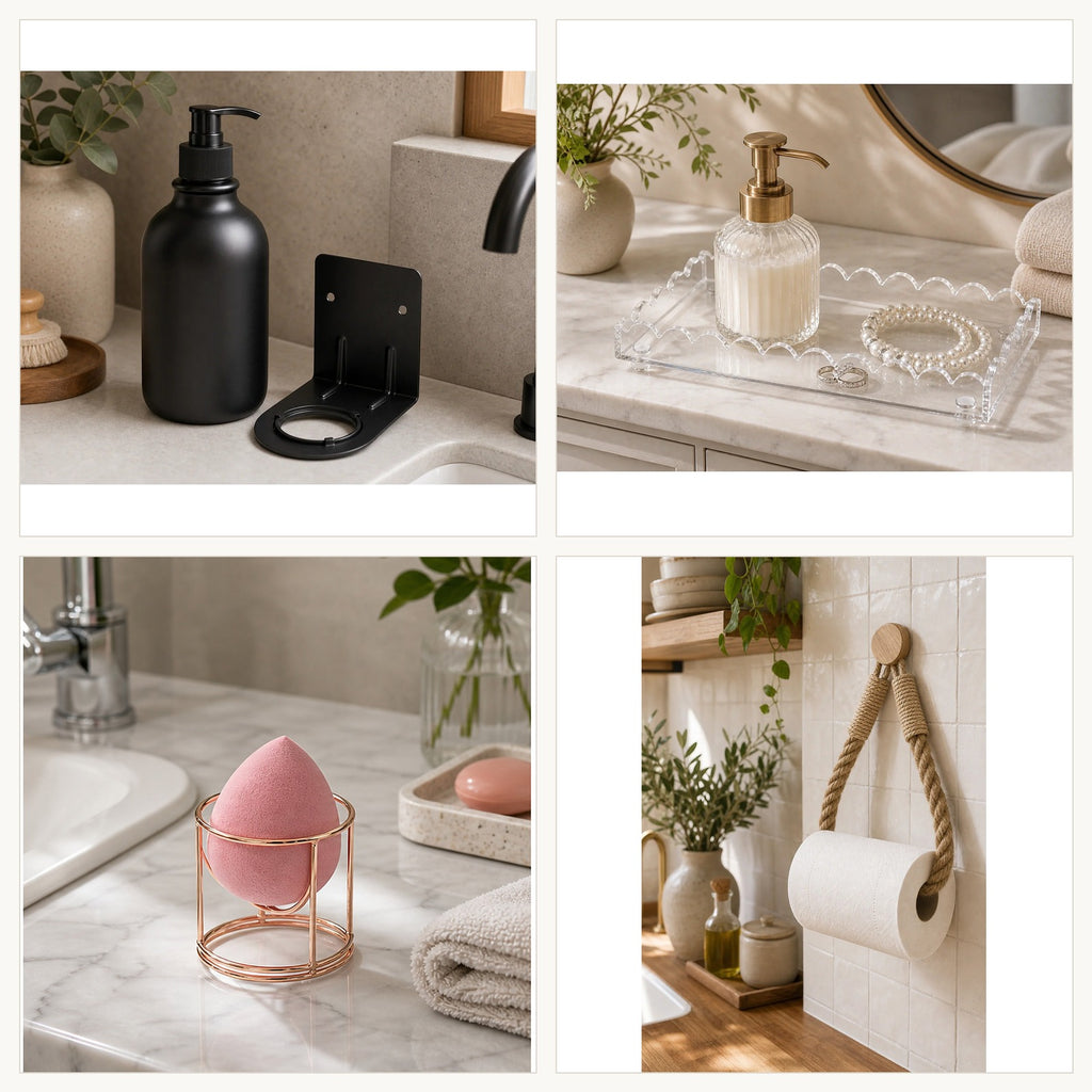 Cozy Haven Bathroom Countertop Calm Starter Bundle component bundle view