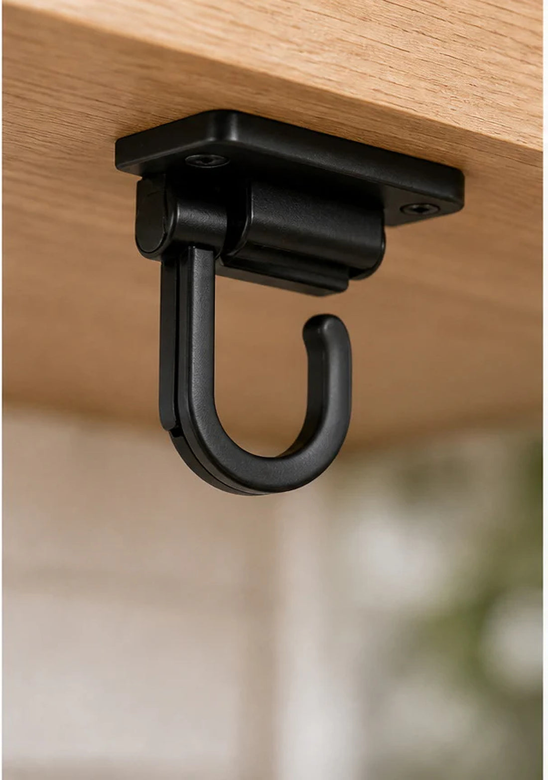 Black Under-Cabinet Banana Hook