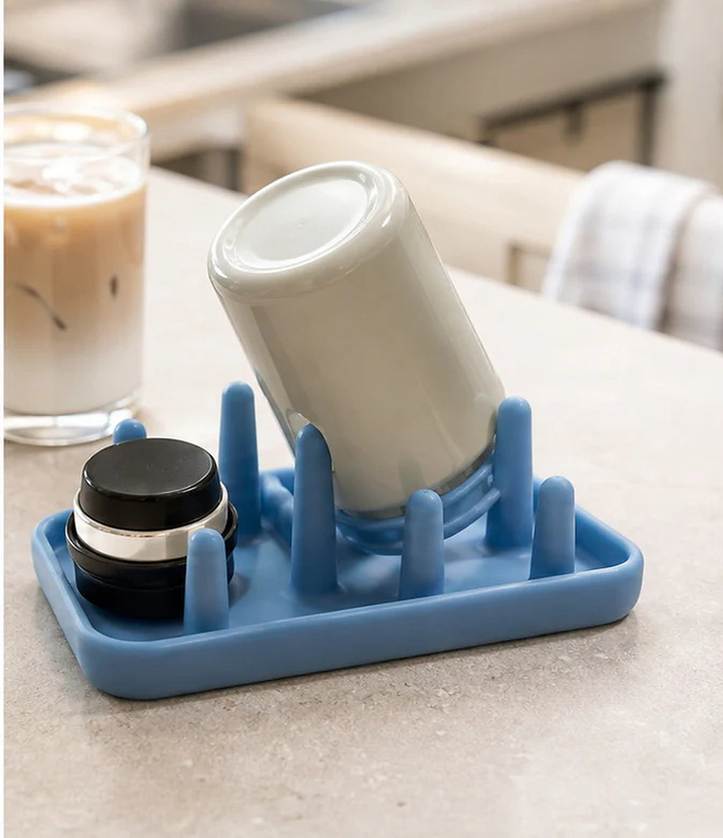 Cozy Haven Blue Cup Drying Rack lifestyle image 2