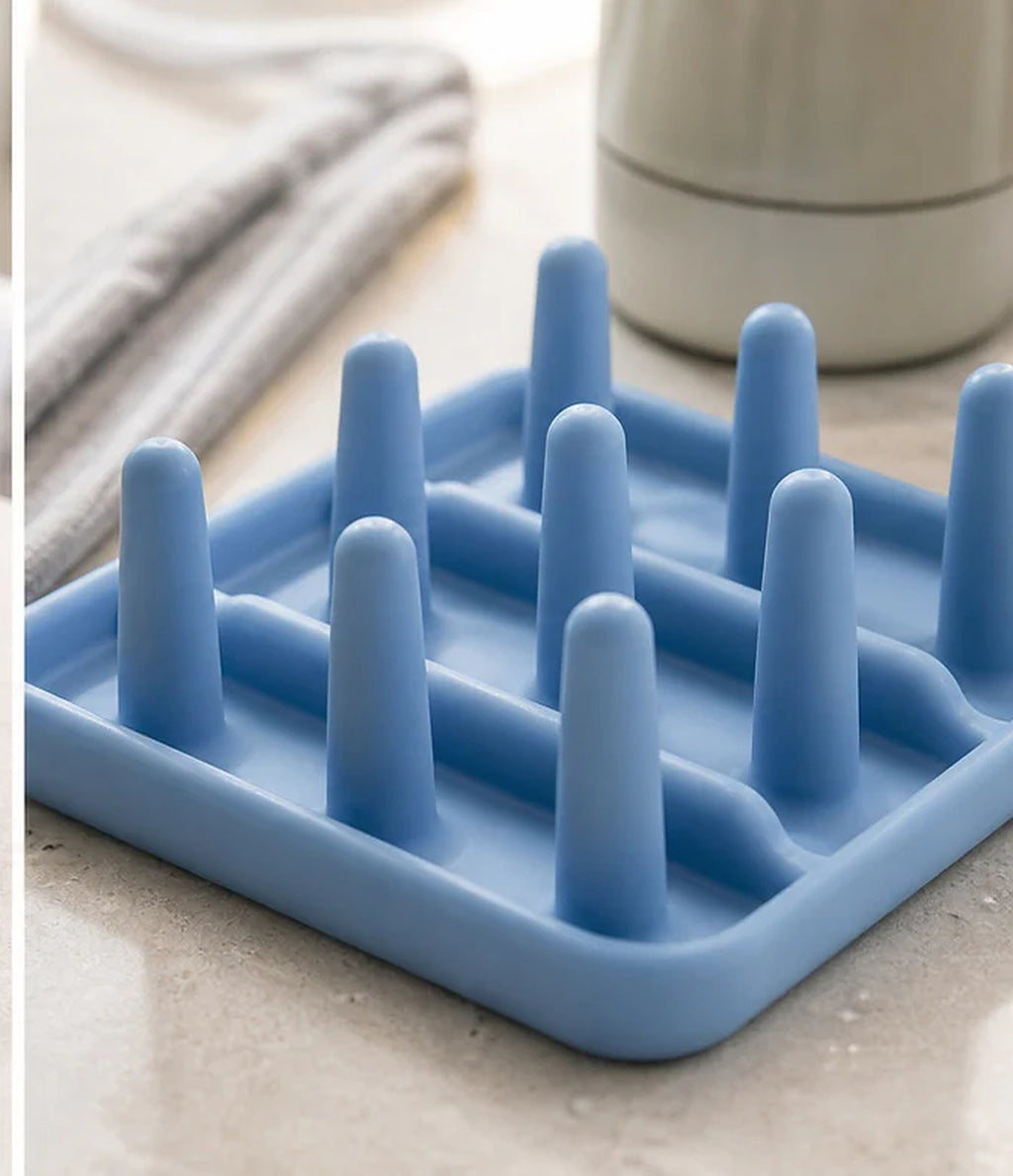 Cozy Haven Blue Cup Drying Rack lifestyle image 3