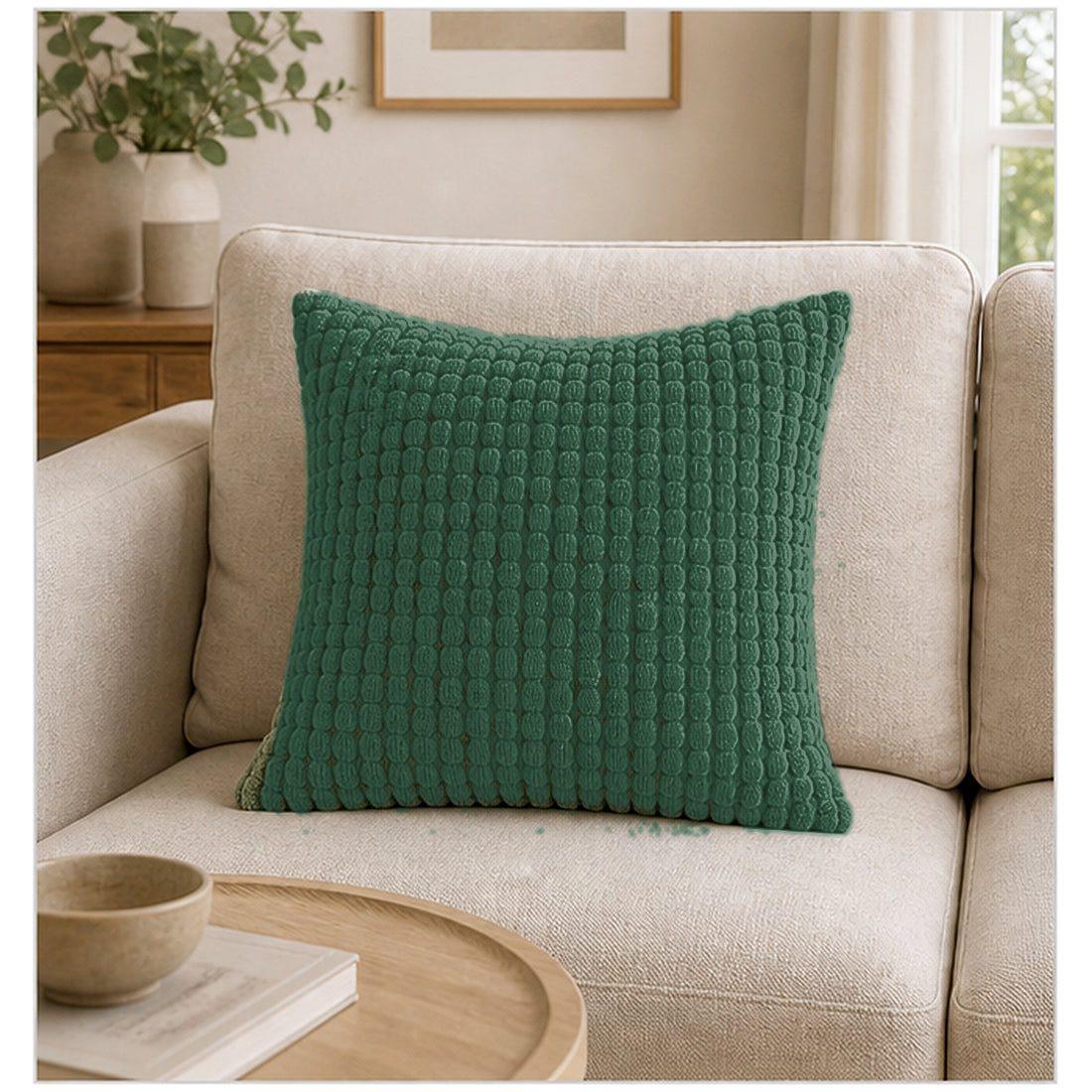 Bubble Texture Throw Pillow Cover