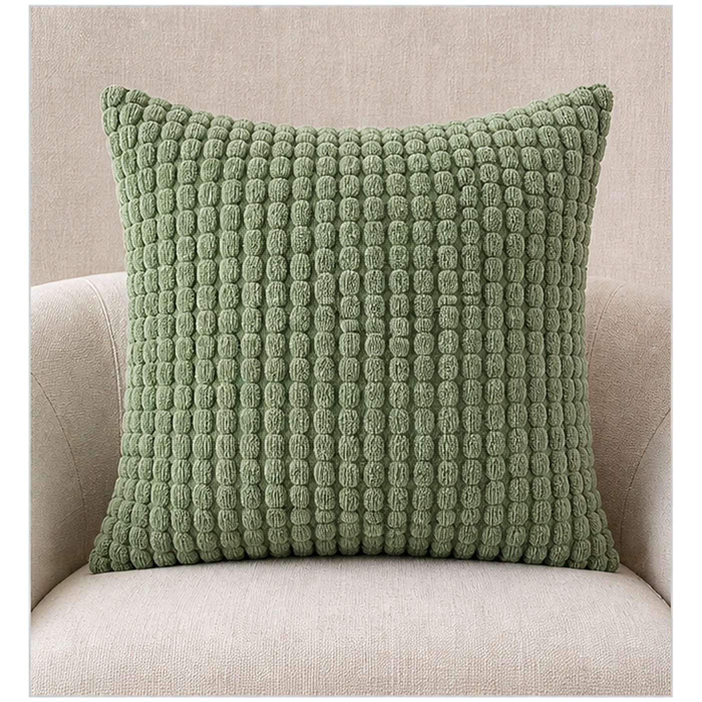 Cozy Haven Bubble Texture Throw Pillow Cover lifestyle image 8