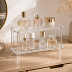 Cozy Haven Clear Acrylic Display Shelf - 2 Tier - 30 x 8 cm